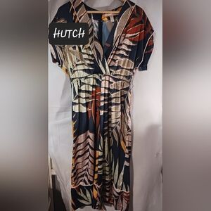 HUTCH Romper Wide Leg Womens Size Medium Tropical Floral